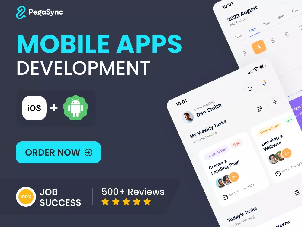 do top-notch Mobile app development on both iOS and android.