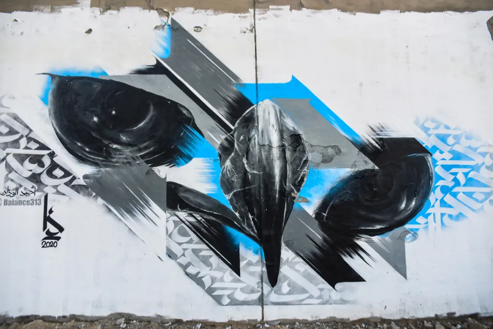 Falcon Mural